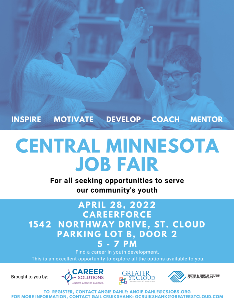 Central Minnesota Job Fair Boys & Girls Clubs of Central Minnesota