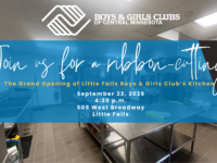Little Falls Boys & Girls Club Celebrates Grand Opening of Kitchen September 23rd